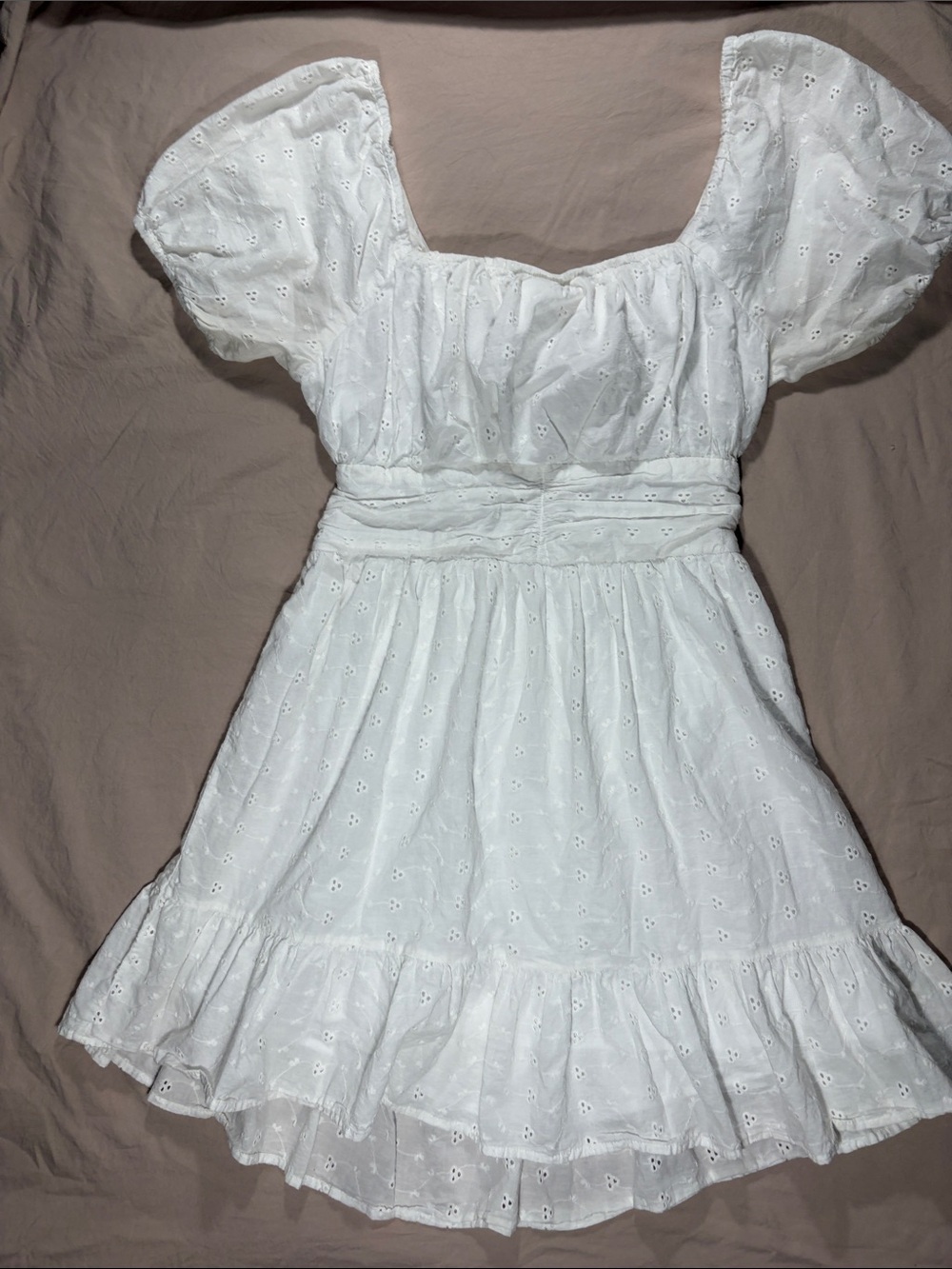 Sincerely Jules White Eyelet Cotton Top